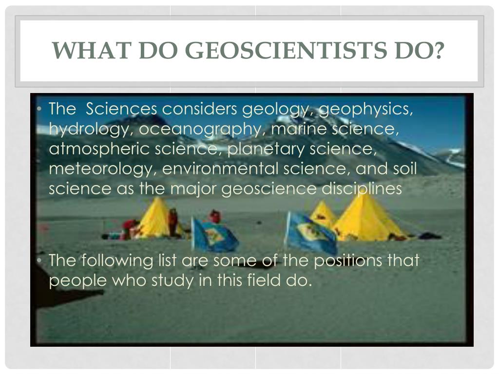 PPT The Geologist PowerPoint Presentation, free download ID1982140