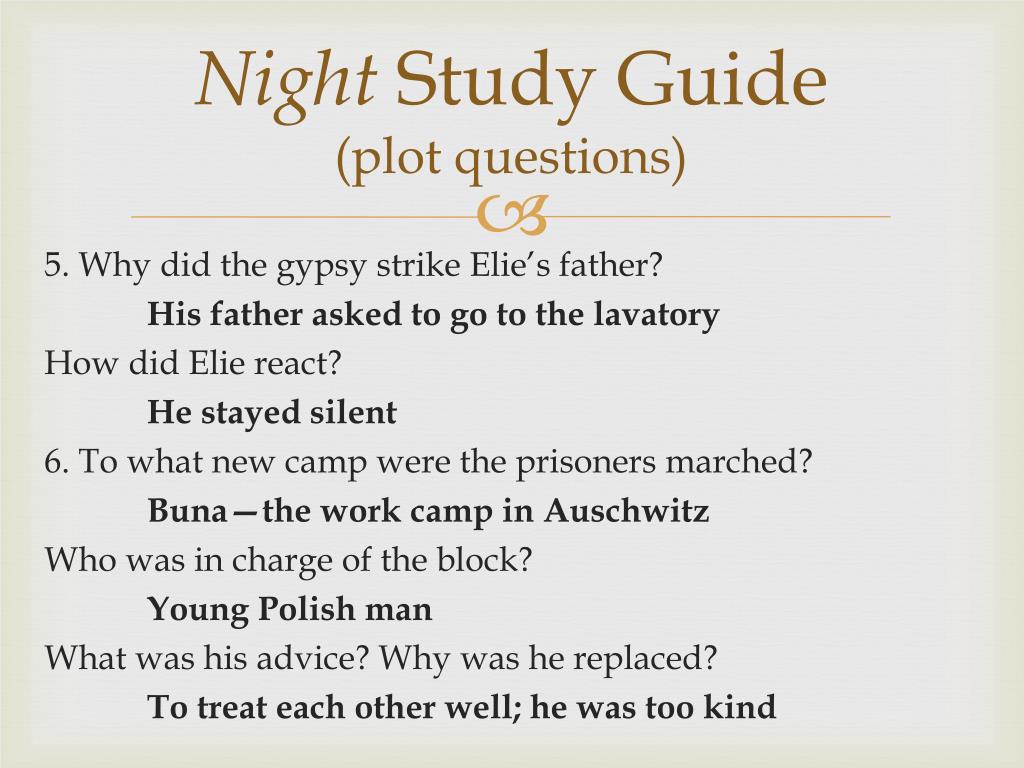 PPT - Night Study Packet & Review PowerPoint Presentation, free