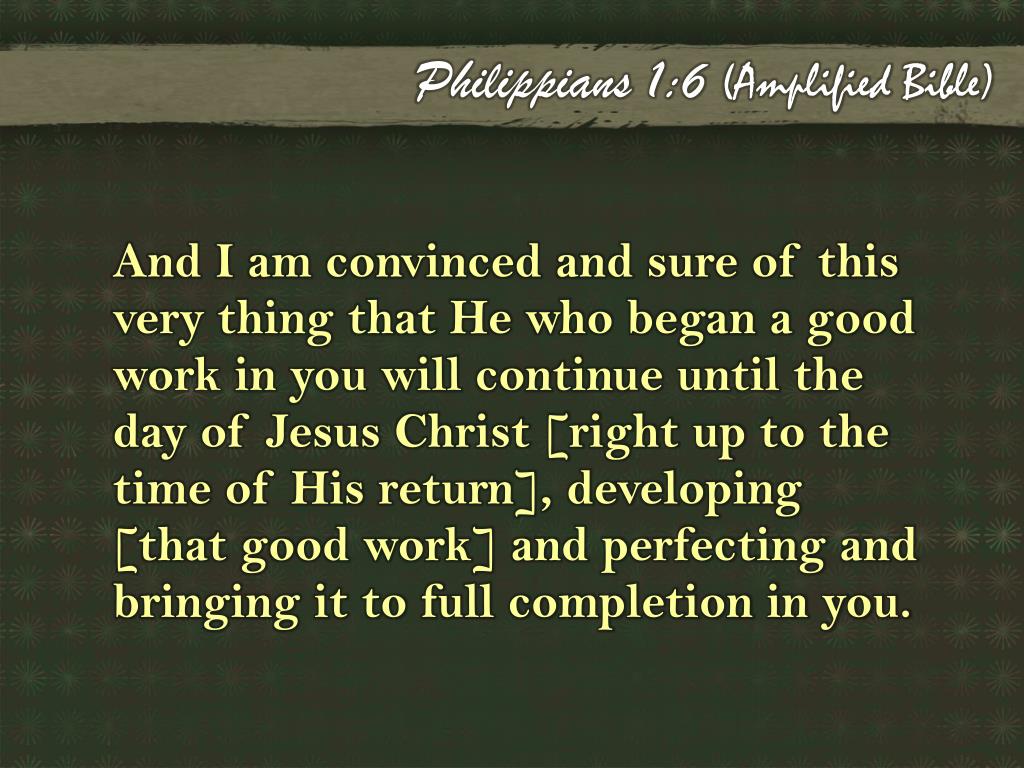 PPT Philippians 16 PowerPoint Presentation, free download ID1983084