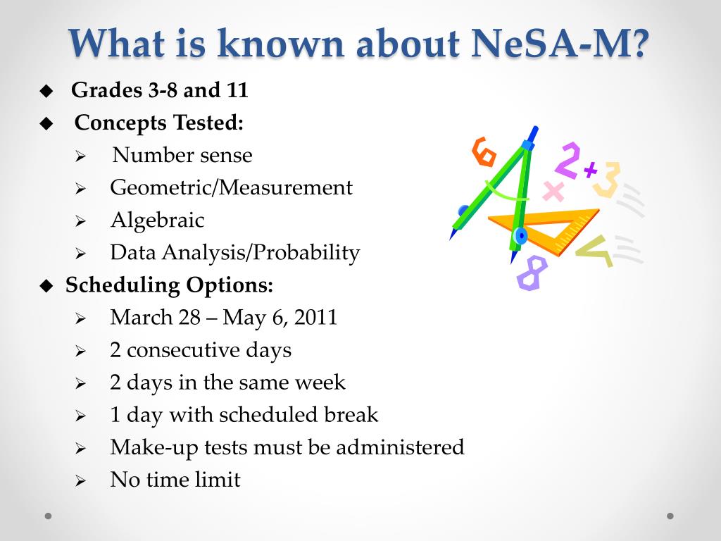 PPT Standards & NeSAM Northern Tier Math February 11, 2011