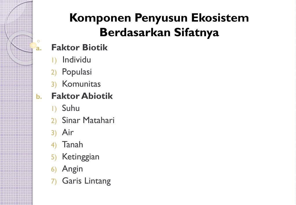 PPT EKOSISTEM PowerPoint Presentation, free download ID1985712