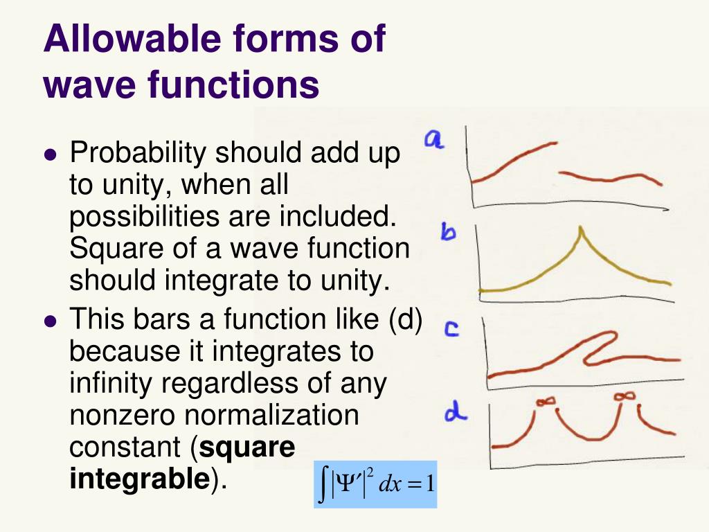 PPT Lecture 5 The meaning of wave function PowerPoint Presentation