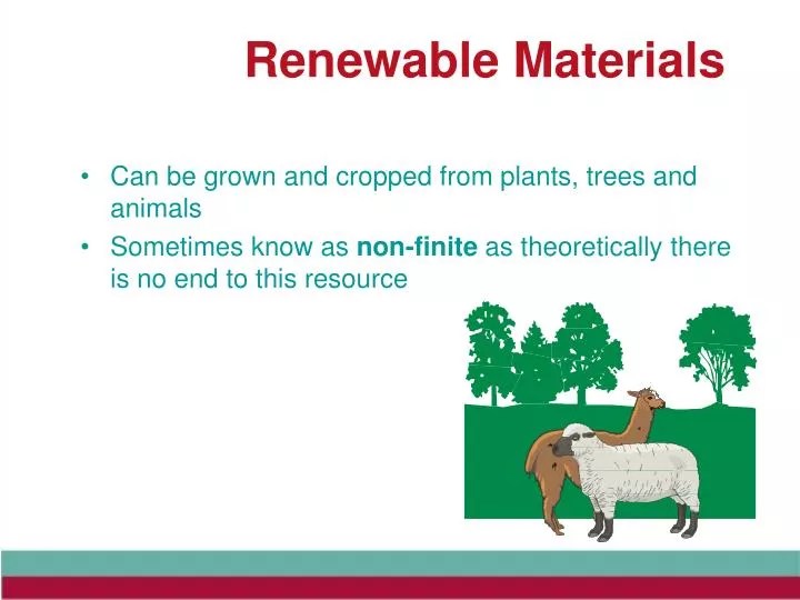 PPT Renewable Materials PowerPoint Presentation, free download ID