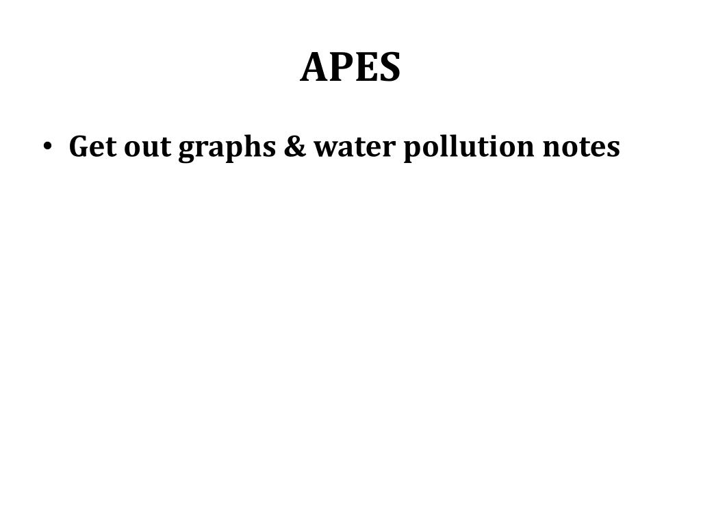 PPT Water Pollution PowerPoint Presentation, free download ID1989541