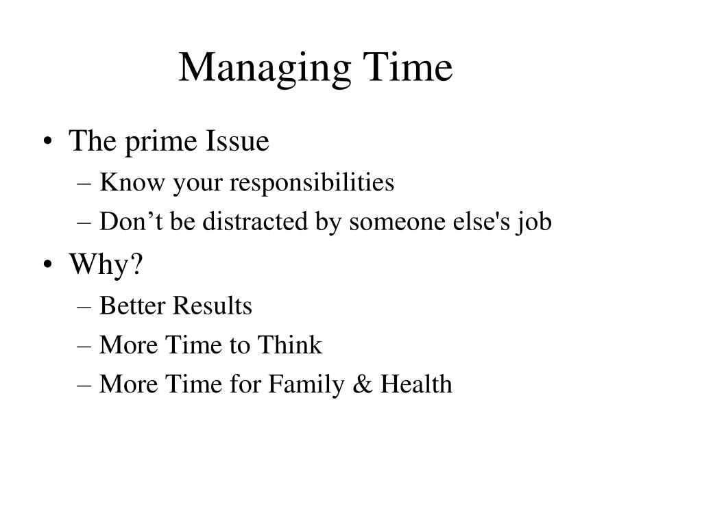 PPT TIME MANAGEMENT PowerPoint Presentation, free download ID1989588