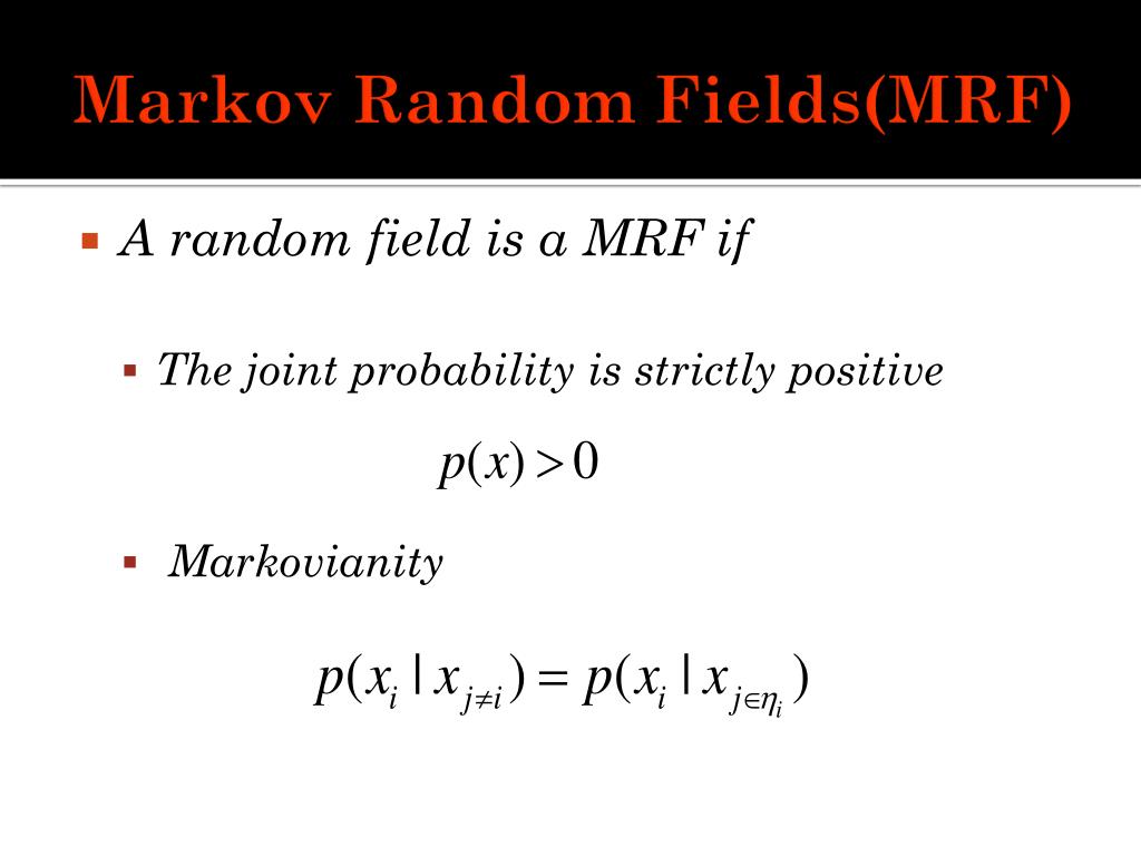 PPT Undirected Graphical Models Markov Random Field PowerPoint