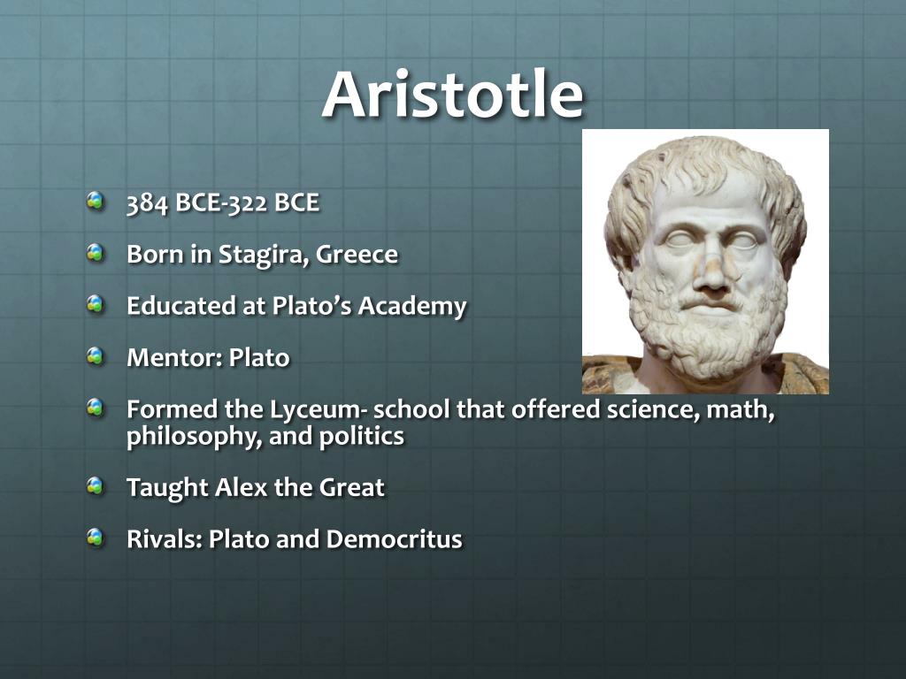 PPT Democritus and Aristotle PowerPoint Presentation, free download