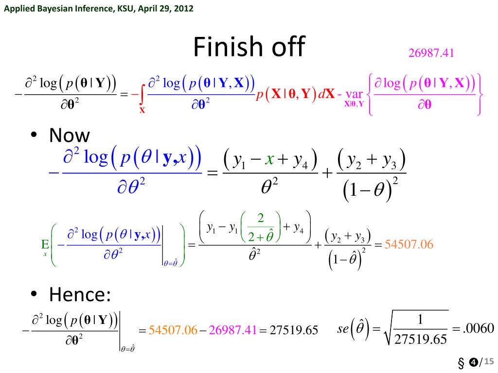 PPT § The Bayesian Revolution Markov Chain Monte Carlo (MCMC