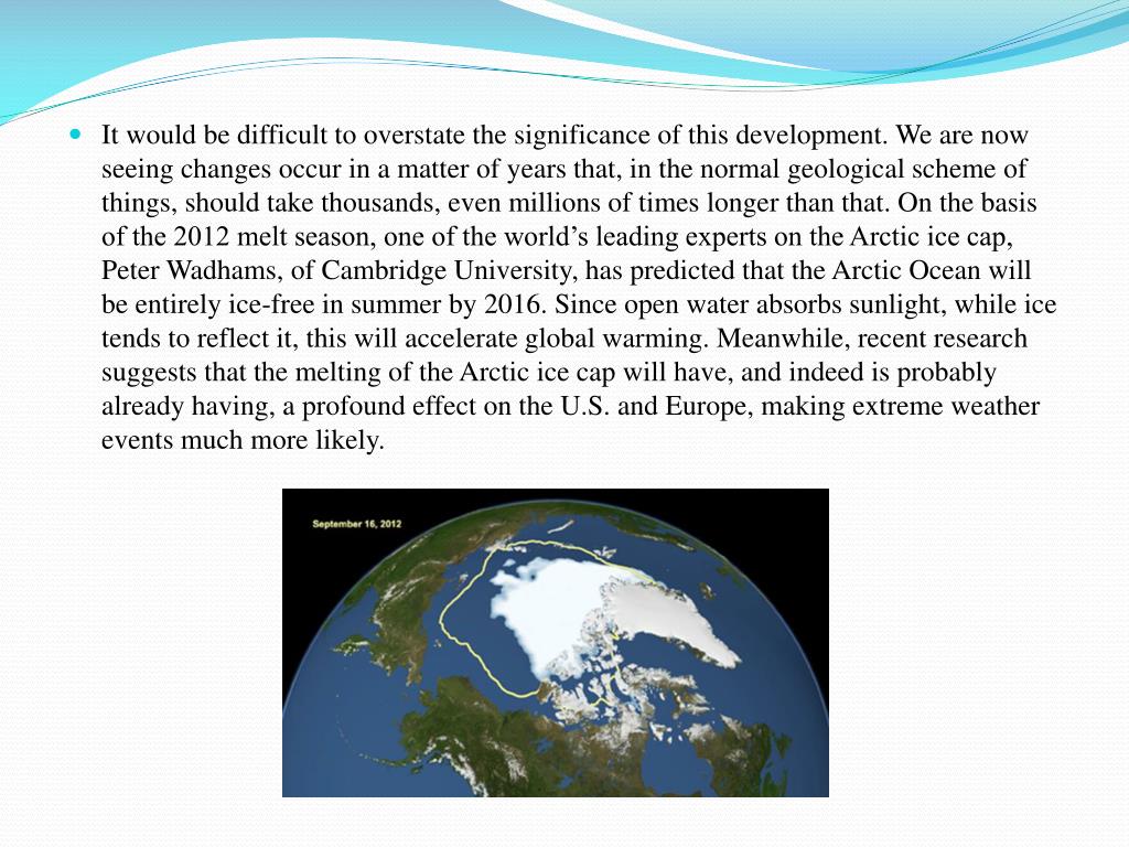 PPT The Melting Of The Polar Ice Caps PowerPoint Presentation, free