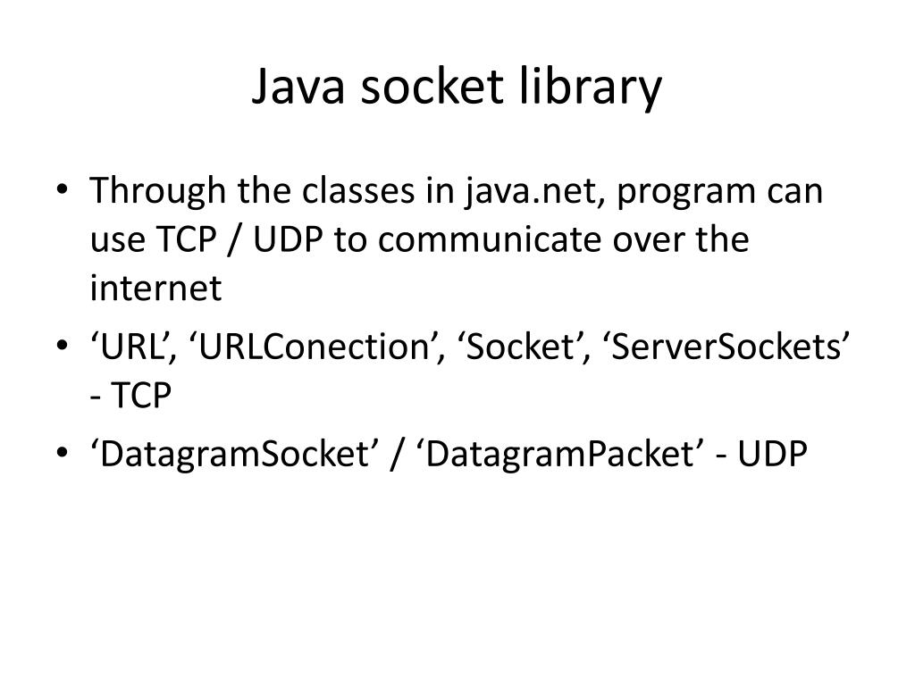 PPT Socket Programming PowerPoint Presentation, free download ID