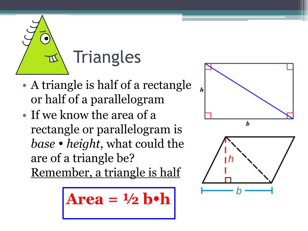 PPT - Area of Quadrilaterals and Triangles PowerPoint Presentation