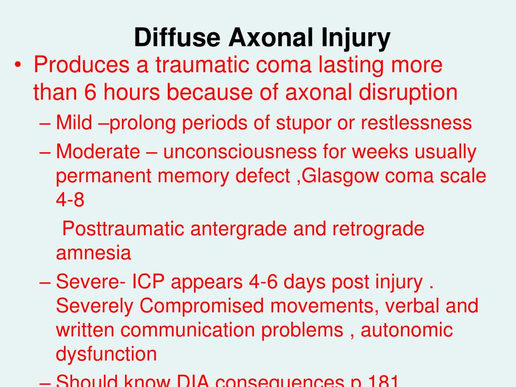 Grade 3 Diffuse Axonal Injury → Waltery Learning Solution for Student