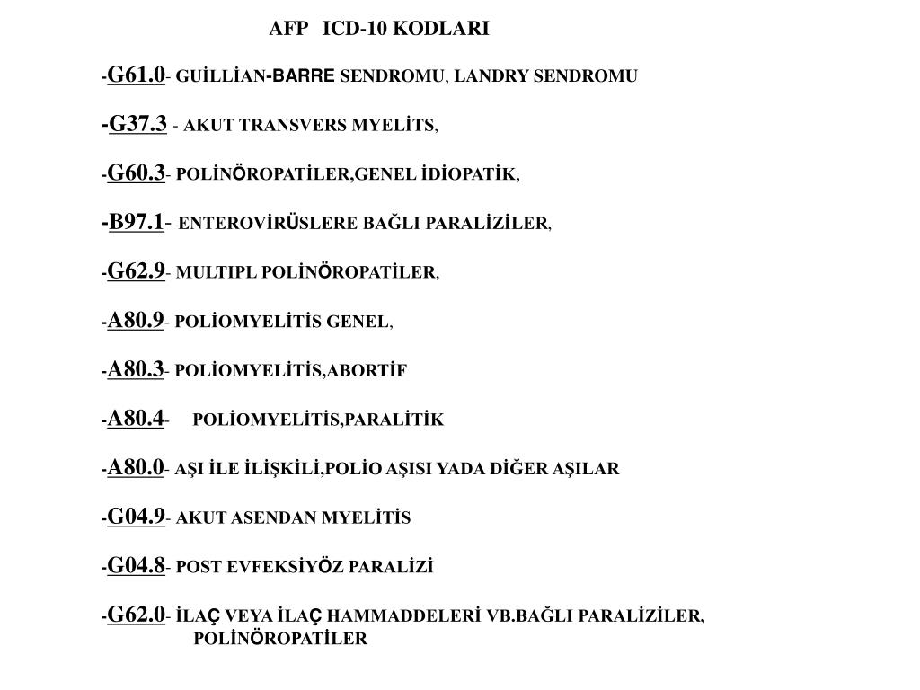 PPT T.C. Sağlık Bakanlığı Adana Halk Sağlığı Müdürlüğü Polio eradikasyonu ve AFP ’ nin önemi