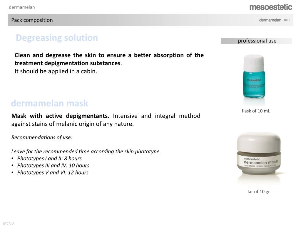 PPT depigmentating treatment effective against melanic blemishes PowerPoint Presentation ID