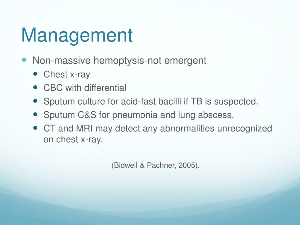 PPT Hemoptysis PowerPoint Presentation, free download ID2000799