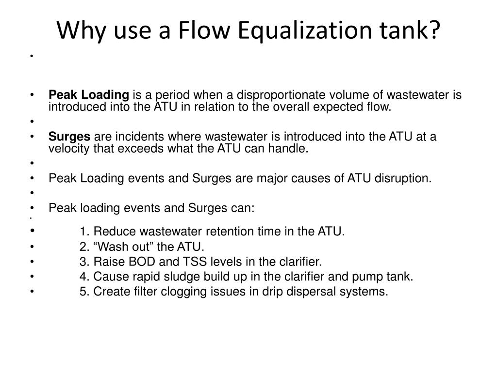 PPT Flow Equalization Tanks PowerPoint Presentation, free download