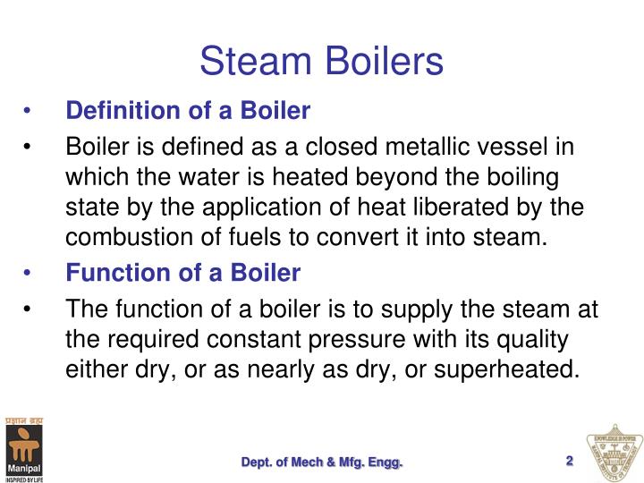 PPT Boilers PowerPoint Presentation ID2005341