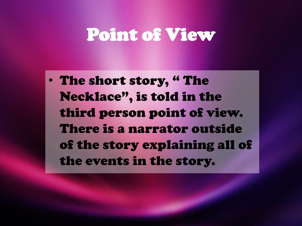 PPT The Necklace PowerPoint Presentation, free download ID2006276