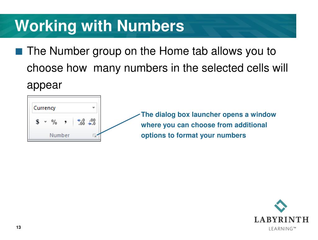Where can you access the format cells dialog box launcher nrapractice