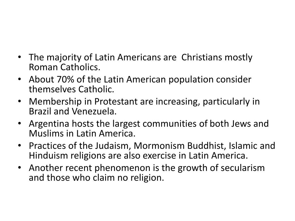 PPT Religion in Latin America PowerPoint Presentation, free download