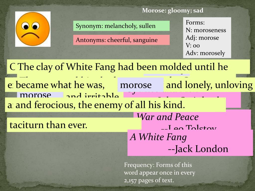 PPT Morose gloomy; sad PowerPoint Presentation, free download ID