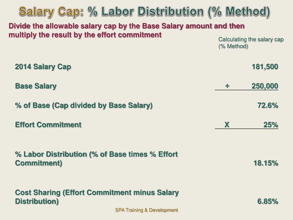 PPT SPA Training & Development Cost Sharing Basics PowerPoint
