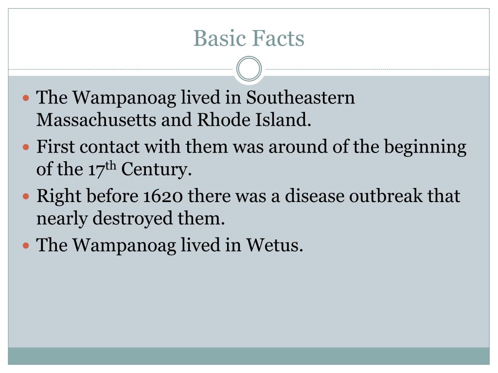 PPT The Wampanoag PowerPoint Presentation, free download ID2010912
