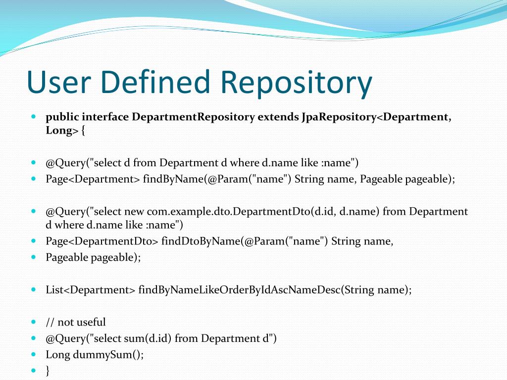 PPT Spring Data JPA PowerPoint Presentation, free download ID2011025