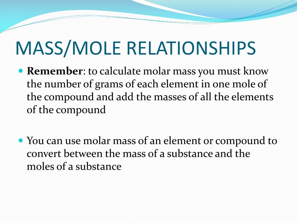 PPT Measurement of Matter The Mole PowerPoint Presentation, free