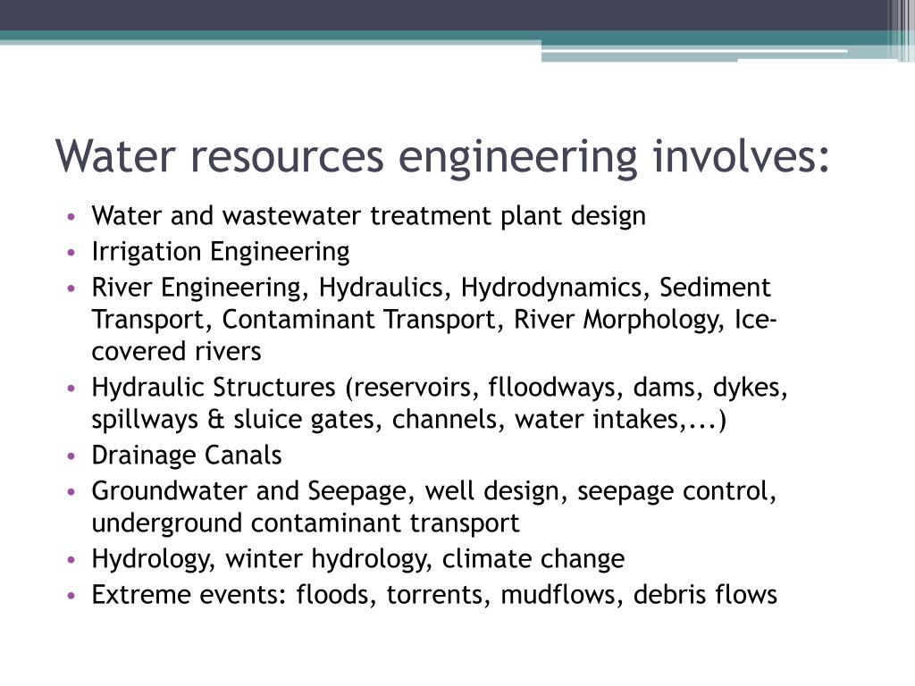 PPT Water resources engineering PowerPoint Presentation, free