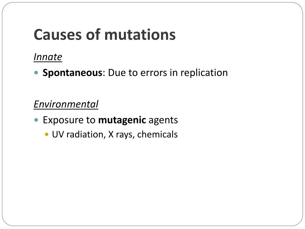 PPT MUTATIONS PowerPoint Presentation, free download ID2015403