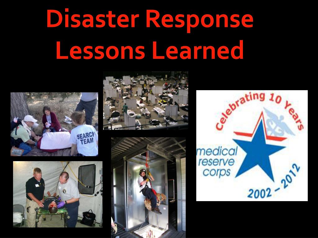 PPT Disaster Response Lessons Learned PowerPoint Presentation, free