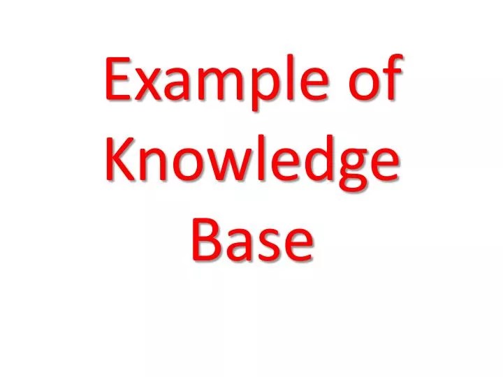 PPT Example of Knowledge Base PowerPoint Presentation, free download