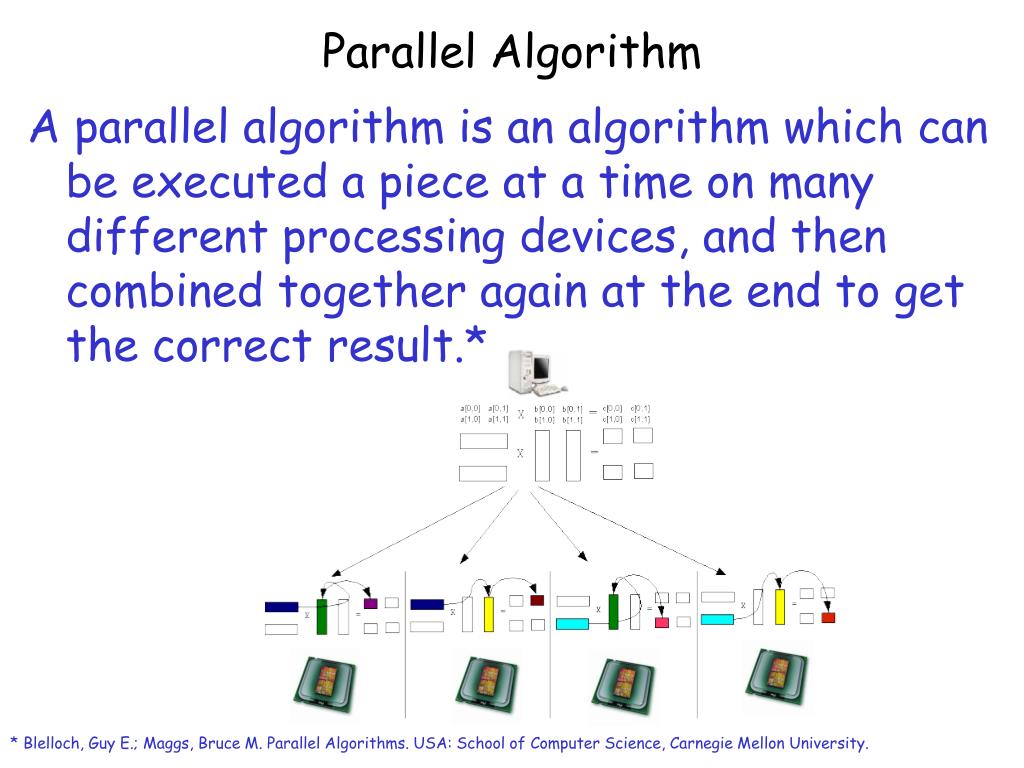 PPT Parallel and Distributed Algorithms PowerPoint Presentation, free