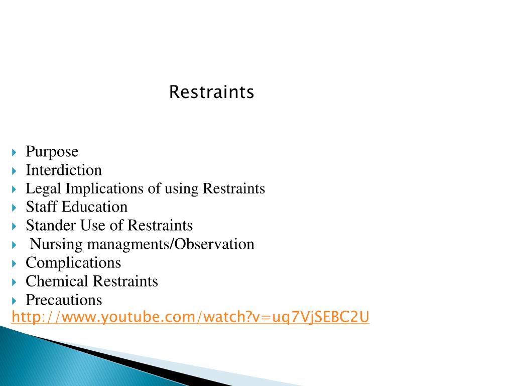 PPT Restraints PowerPoint Presentation, free download ID2020769
