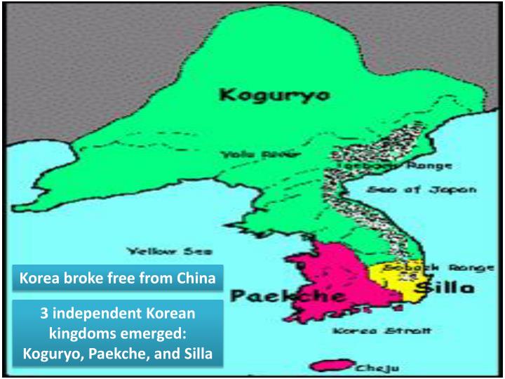 PPT Chinese Influence on Korea PowerPoint Presentation ID2022307