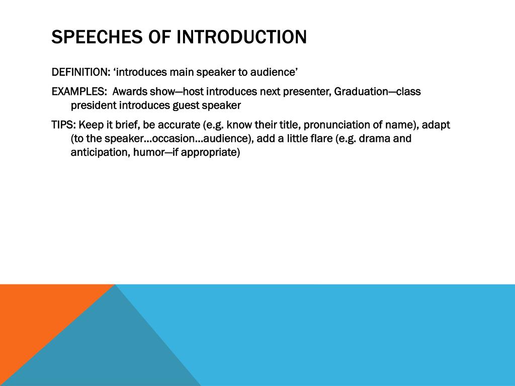 PPT Special Occasion Speeches PowerPoint Presentation, free download