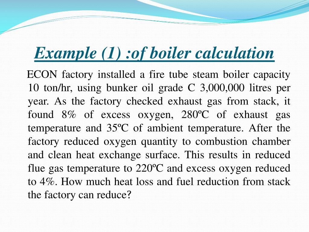PPT PE 330 ENERGY CONSERVATION LECTURE (5) Flue gas losses in boilers