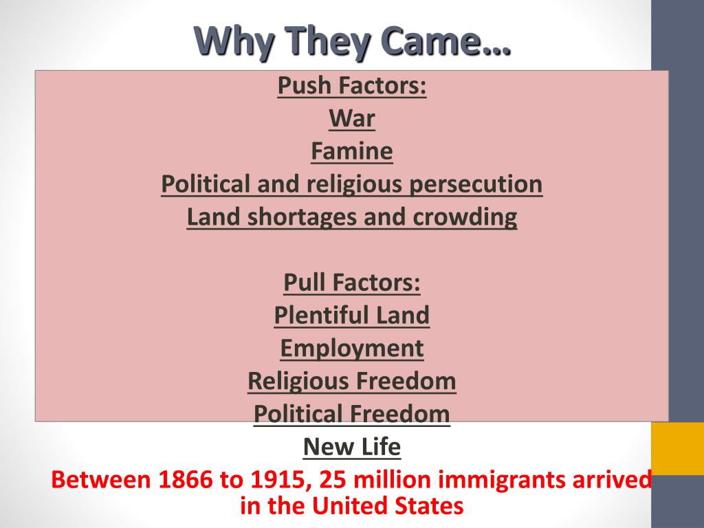 PPT The Gilded Age Immigration Ellis Island Immigrant Children