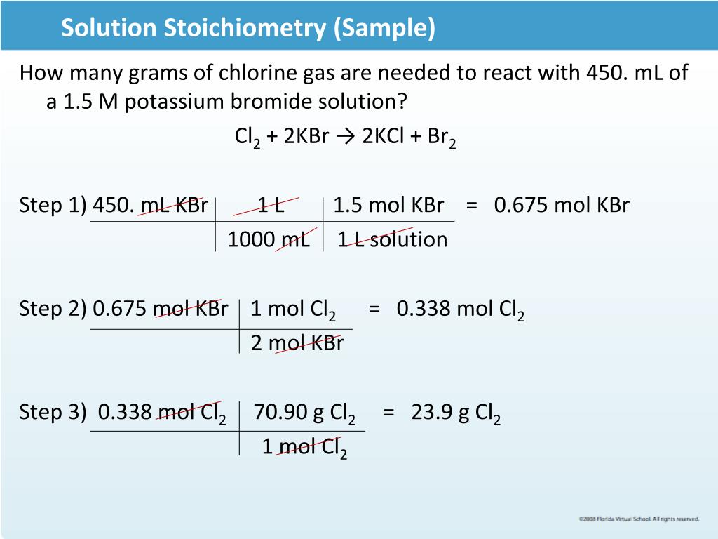 PPT Assignment 5.07 Solution Stoichiometry PowerPoint
