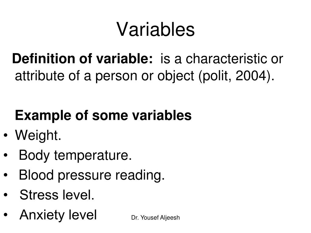 PPT Variables PowerPoint Presentation, free download ID2025698