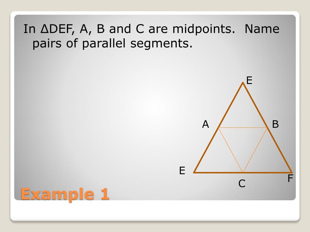 PPT Section 5.1 Midsegments of Triangles PowerPoint Presentation