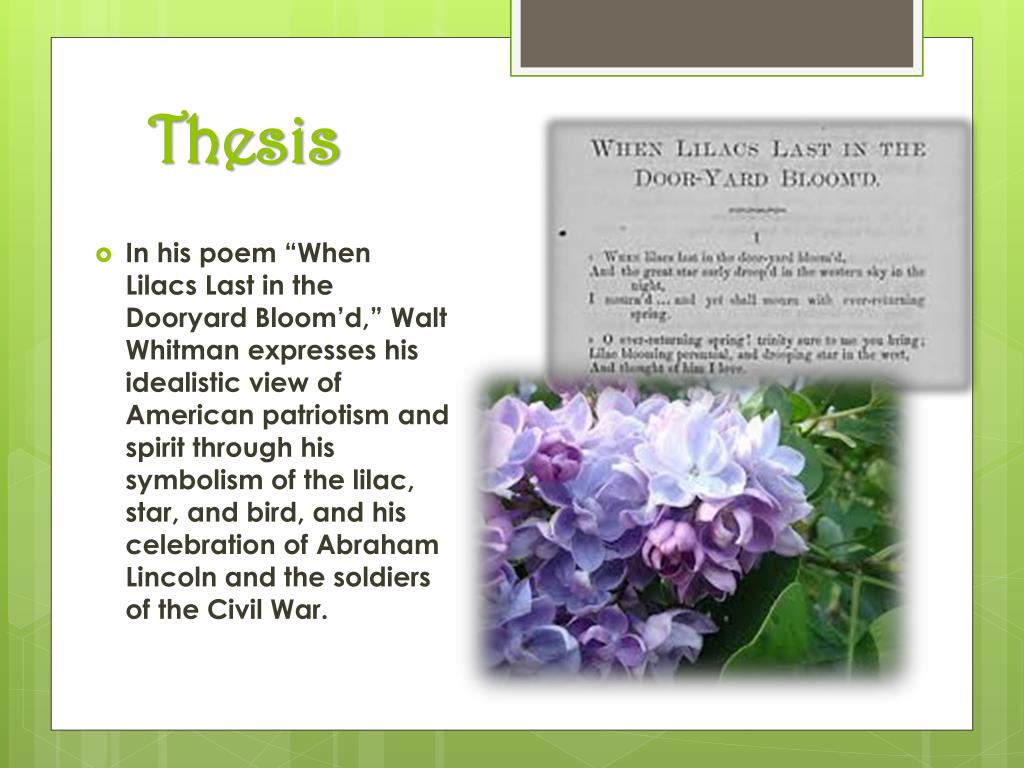 PPT Walt Whitman PowerPoint Presentation, free download ID2027078