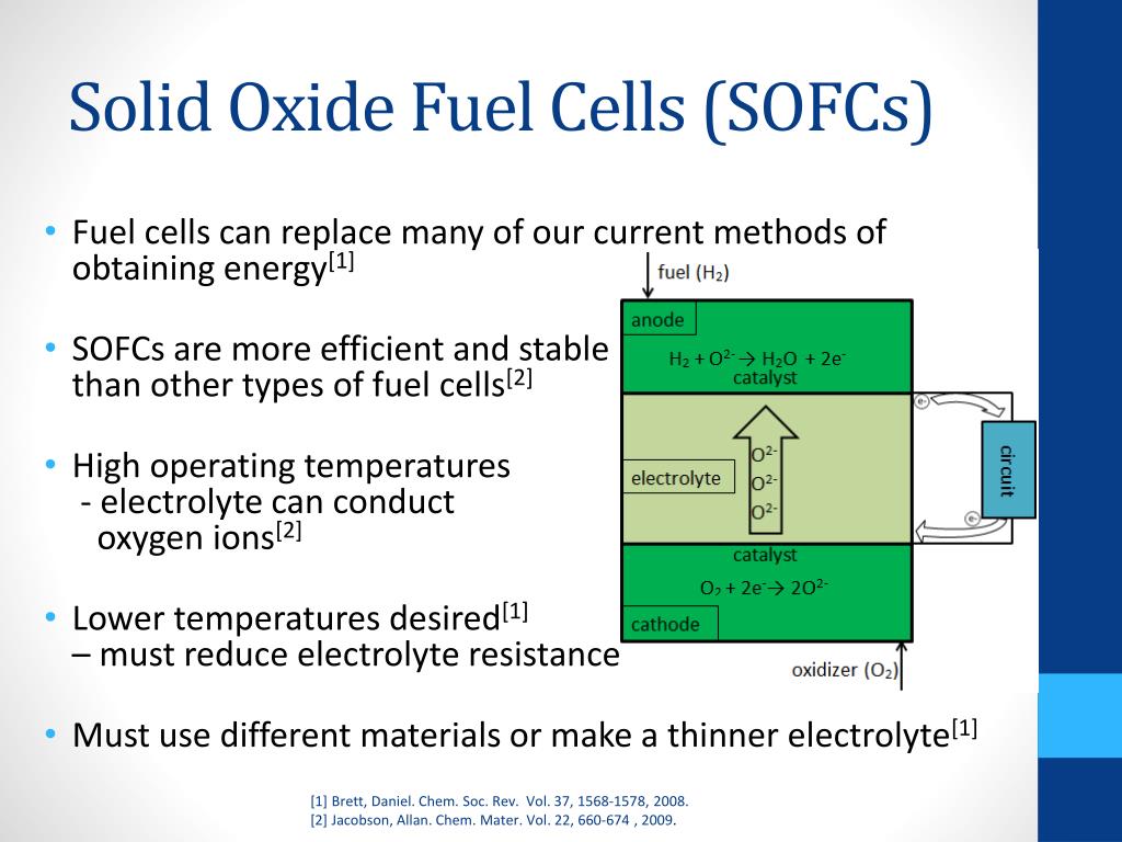 PPT Solid Oxide Fuel Cells (SOFCs) PowerPoint Presentation, free