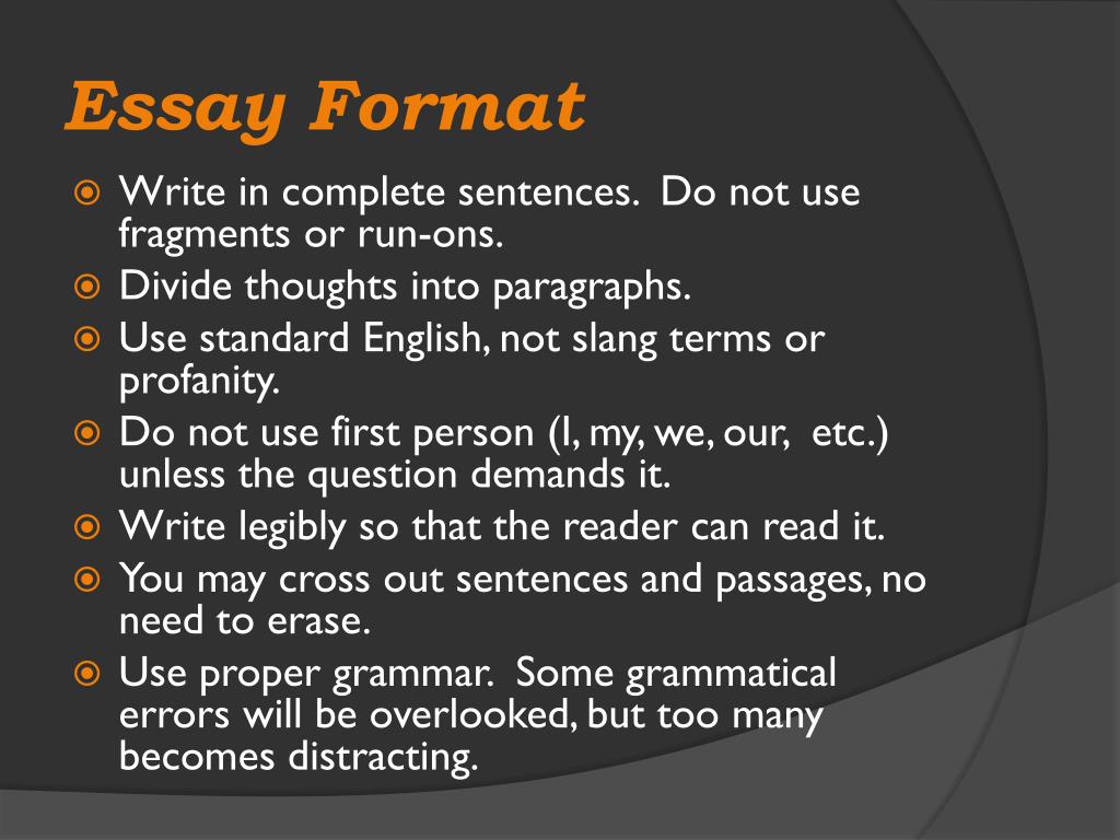 PPT Writing a Winning Ap US History Essay PowerPoint Presentation