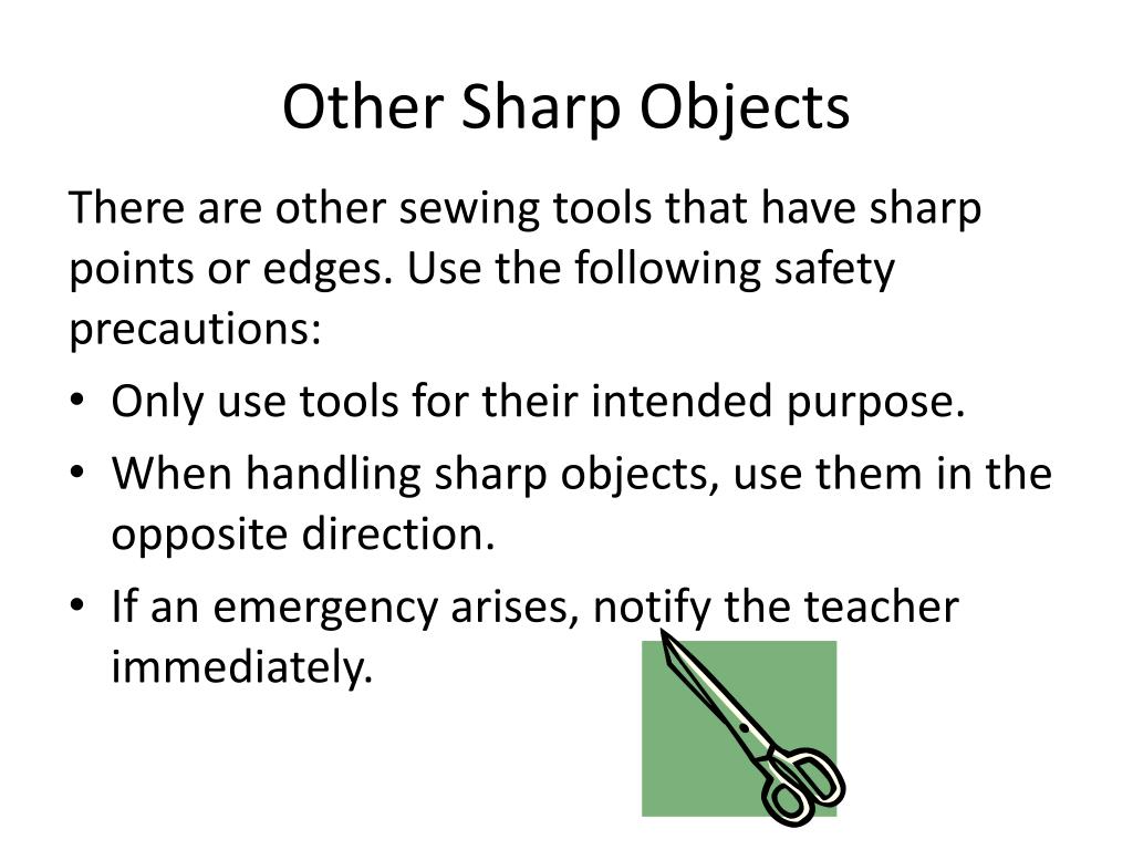 PPT Sewing Safety PowerPoint Presentation, free download ID2033425