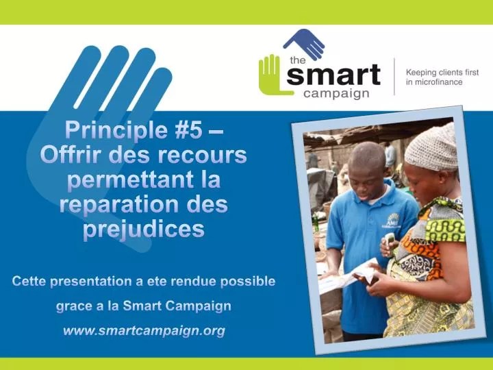 PPT Principes de protection des clients Principe 5 en