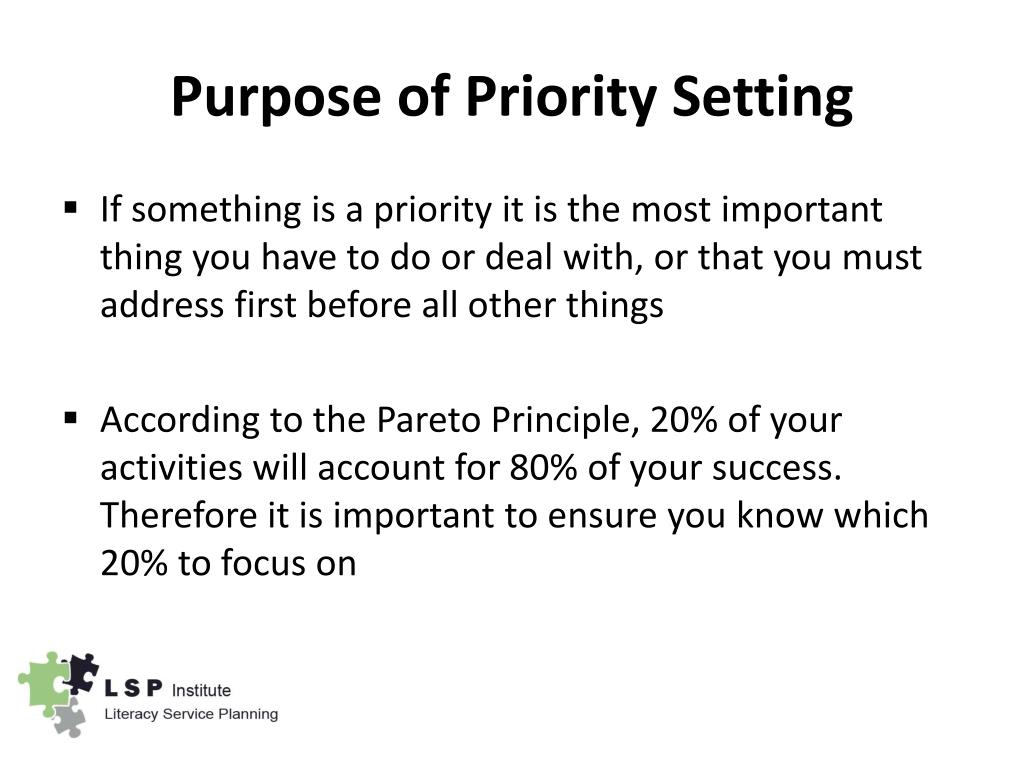 PPT Priority Setting PowerPoint Presentation, free download ID2034644