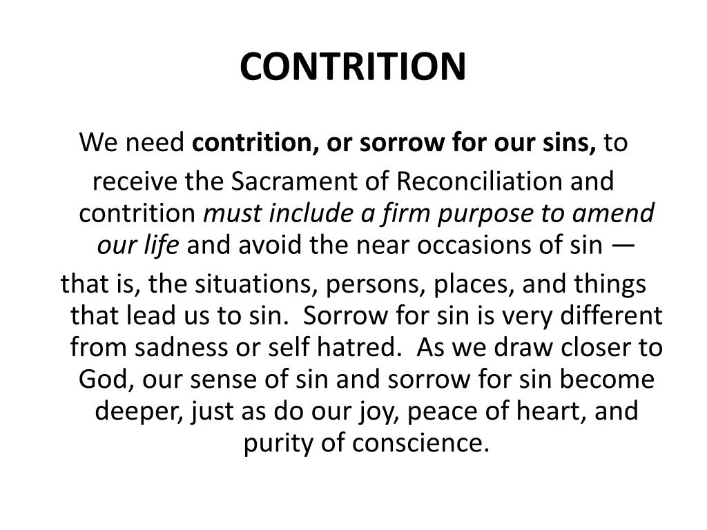 PPT Sacrament of Reconciliation PowerPoint Presentation