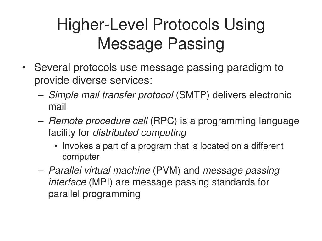 PPT Message Passing PowerPoint Presentation, free download ID2036539